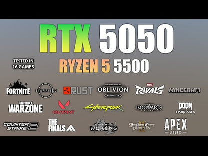 PC Gamer Ryzen 5 5500 | 16GB RAM | SSD 1TB | Wi-Fi | GPU RTX 5050