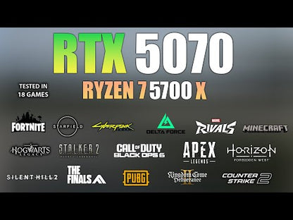 PC Gamer Ryzen 7 5700X | Wi-Fi | GPU RTX 5070 ALTO RENDIMIENTO